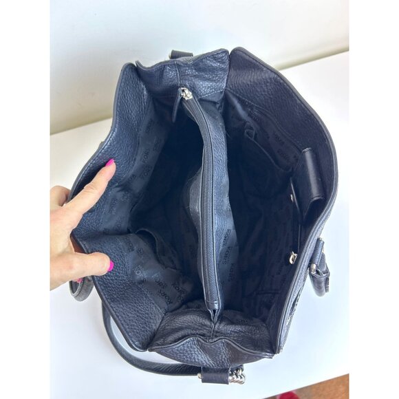 Michael Kors Black Leather Satchel - Picture 8 of 13